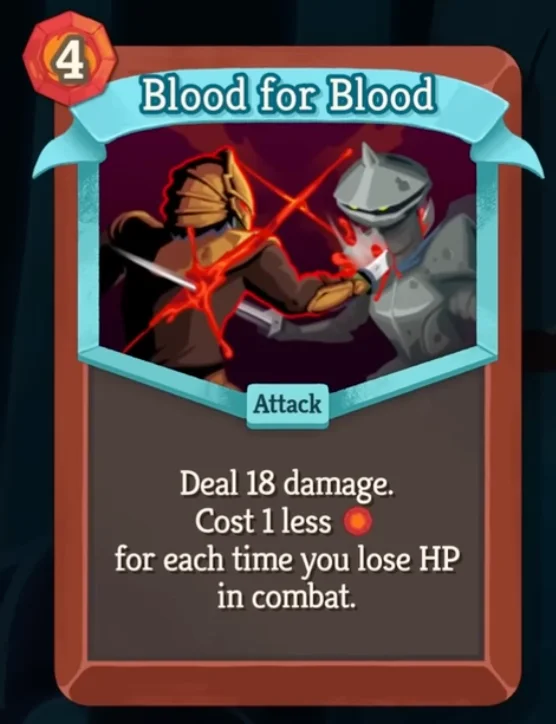 Blood for Blood card - Slay the Spire 2